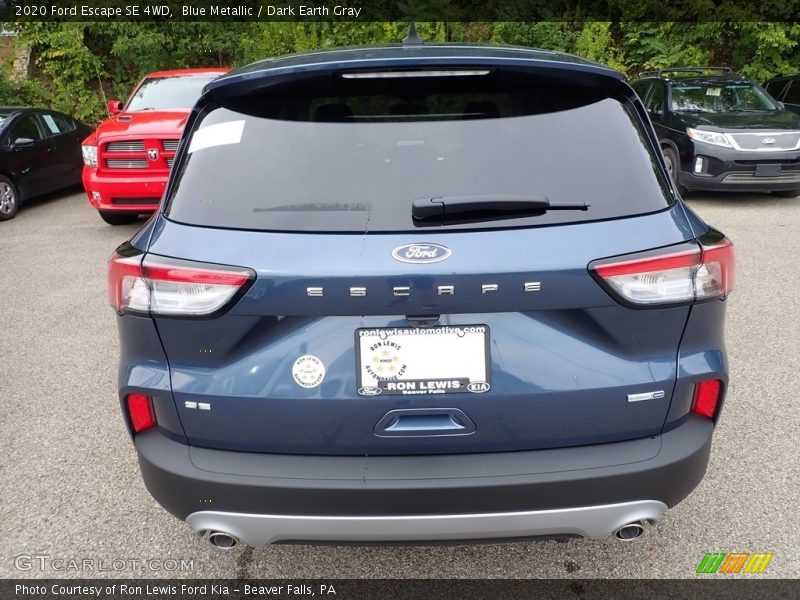Blue Metallic / Dark Earth Gray 2020 Ford Escape SE 4WD