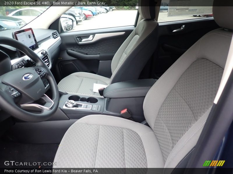 Blue Metallic / Dark Earth Gray 2020 Ford Escape SE 4WD