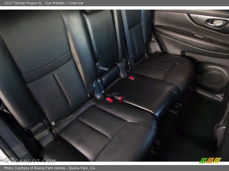 Rear Seat of 2017 Rogue SL