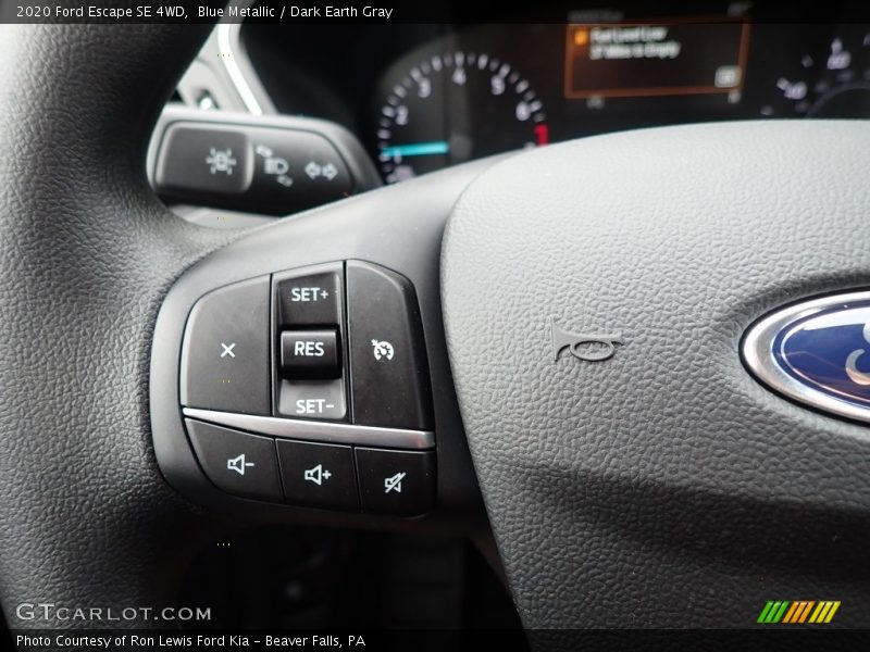 Blue Metallic / Dark Earth Gray 2020 Ford Escape SE 4WD