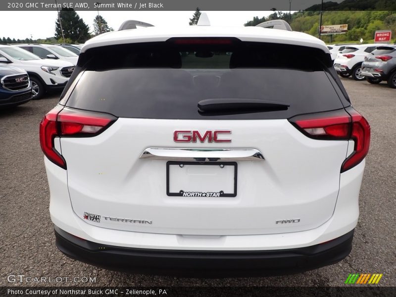 Summit White / Jet Black 2020 GMC Terrain SLE AWD