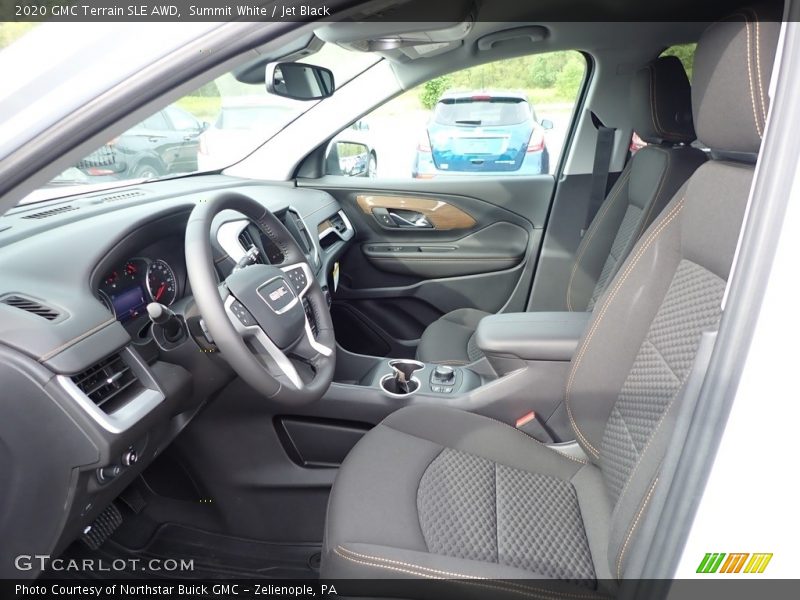 Summit White / Jet Black 2020 GMC Terrain SLE AWD