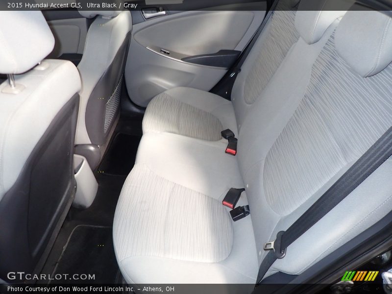 Ultra Black / Gray 2015 Hyundai Accent GLS