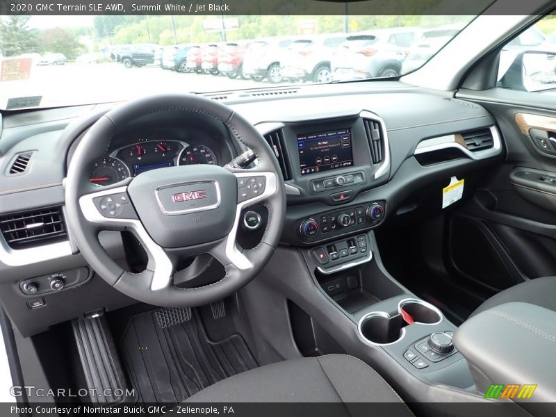 Summit White / Jet Black 2020 GMC Terrain SLE AWD