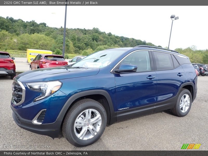 Blue Emerald Metallic / Jet Black 2020 GMC Terrain SLE AWD