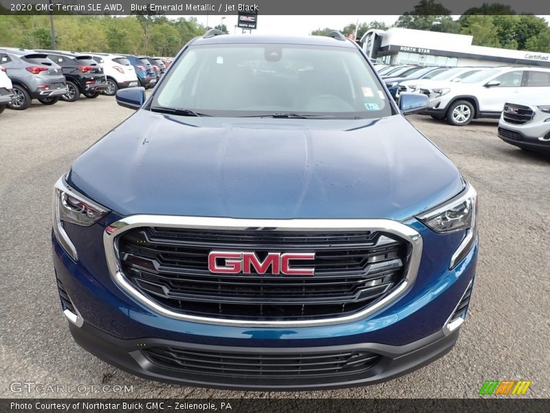 Blue Emerald Metallic / Jet Black 2020 GMC Terrain SLE AWD