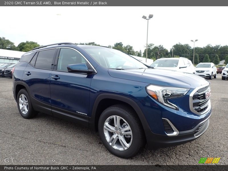 Blue Emerald Metallic / Jet Black 2020 GMC Terrain SLE AWD