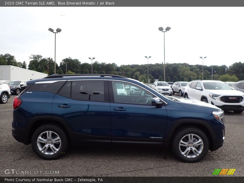 Blue Emerald Metallic / Jet Black 2020 GMC Terrain SLE AWD