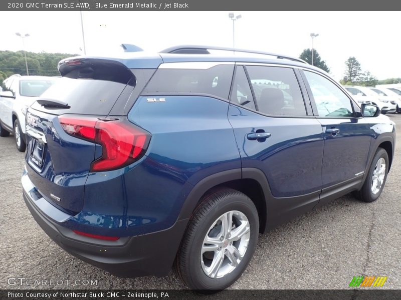 Blue Emerald Metallic / Jet Black 2020 GMC Terrain SLE AWD