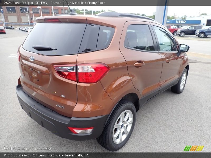Canyon Ridge Metallic / Ebony Black 2020 Ford EcoSport SE 4WD