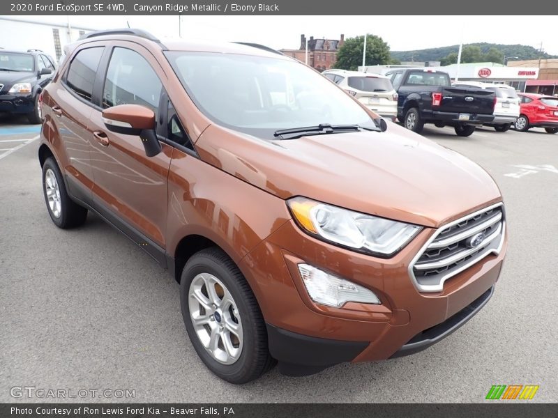 Canyon Ridge Metallic / Ebony Black 2020 Ford EcoSport SE 4WD