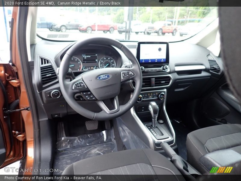 Canyon Ridge Metallic / Ebony Black 2020 Ford EcoSport SE 4WD