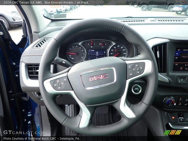 Blue Emerald Metallic / Jet Black 2020 GMC Terrain SLE AWD