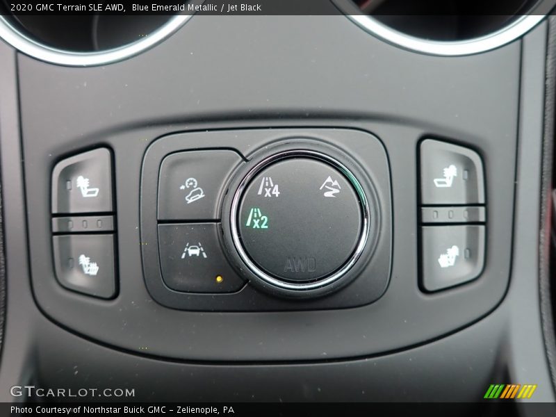 Blue Emerald Metallic / Jet Black 2020 GMC Terrain SLE AWD