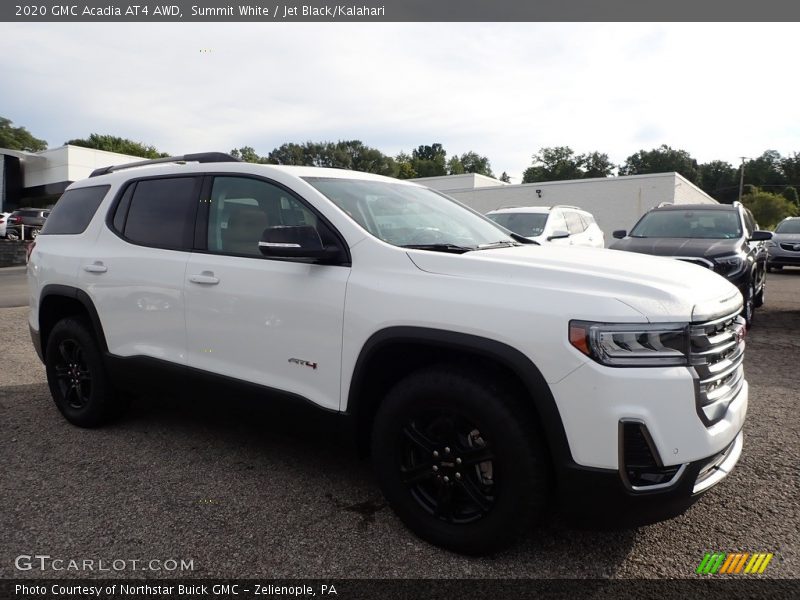 Summit White / Jet Black/Kalahari 2020 GMC Acadia AT4 AWD