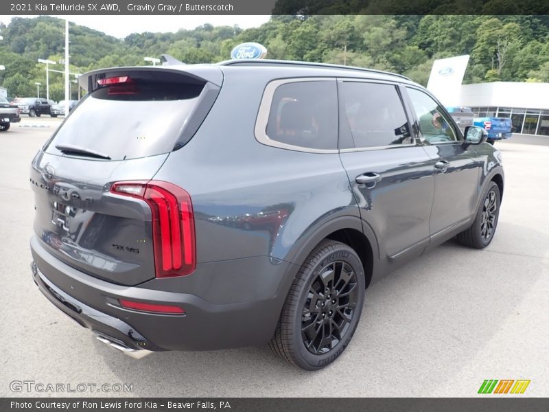 Gravity Gray / Butterscotch 2021 Kia Telluride SX AWD