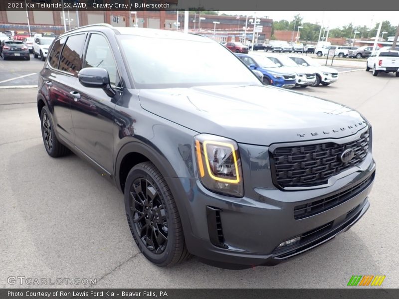 Gravity Gray / Butterscotch 2021 Kia Telluride SX AWD