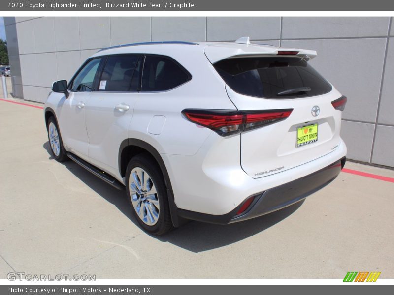 Blizzard White Pearl / Graphite 2020 Toyota Highlander Limited
