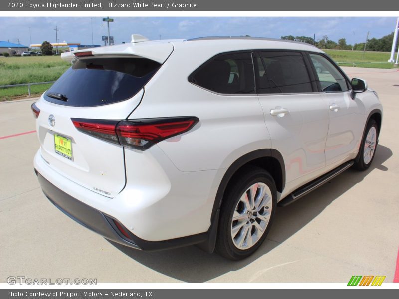 Blizzard White Pearl / Graphite 2020 Toyota Highlander Limited