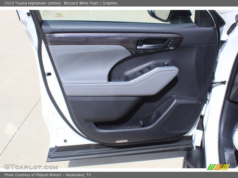 Blizzard White Pearl / Graphite 2020 Toyota Highlander Limited