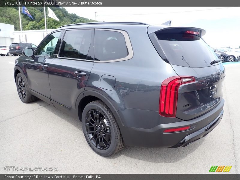 Gravity Gray / Butterscotch 2021 Kia Telluride SX AWD