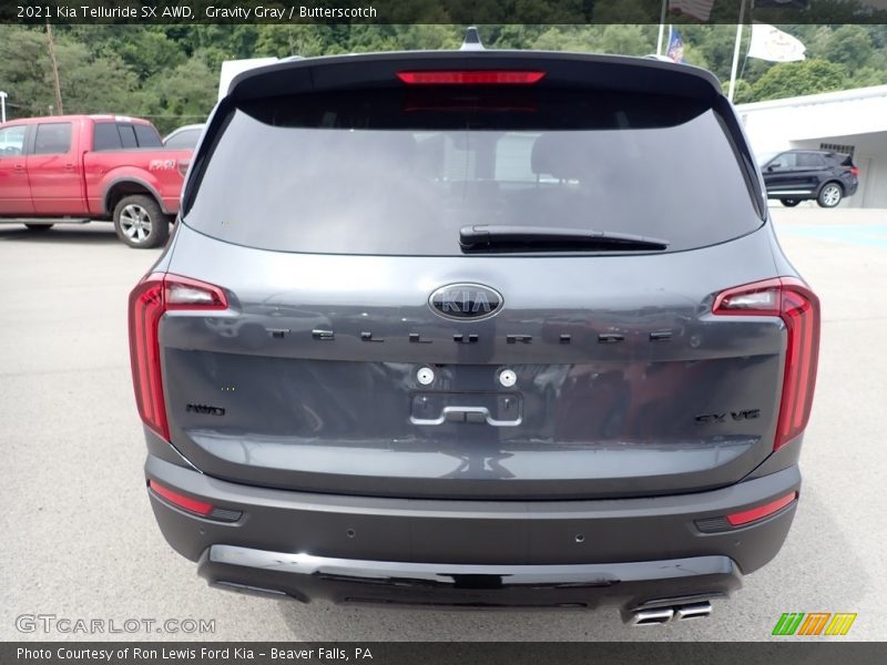 Gravity Gray / Butterscotch 2021 Kia Telluride SX AWD