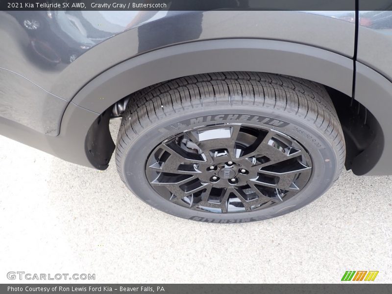 Gravity Gray / Butterscotch 2021 Kia Telluride SX AWD