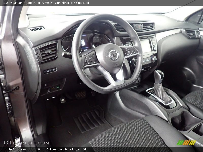 Gun Metallic / Charcoal 2019 Nissan Rogue Sport S AWD
