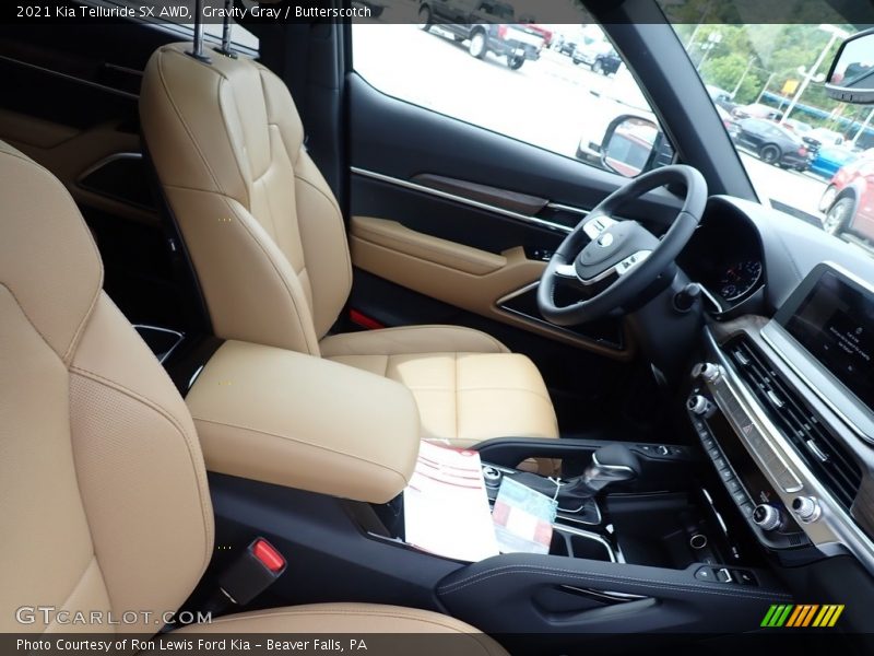 Gravity Gray / Butterscotch 2021 Kia Telluride SX AWD