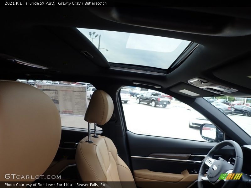 Gravity Gray / Butterscotch 2021 Kia Telluride SX AWD