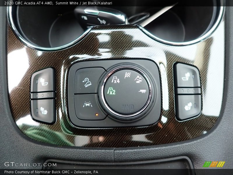 Controls of 2020 Acadia AT4 AWD
