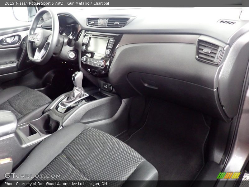Gun Metallic / Charcoal 2019 Nissan Rogue Sport S AWD