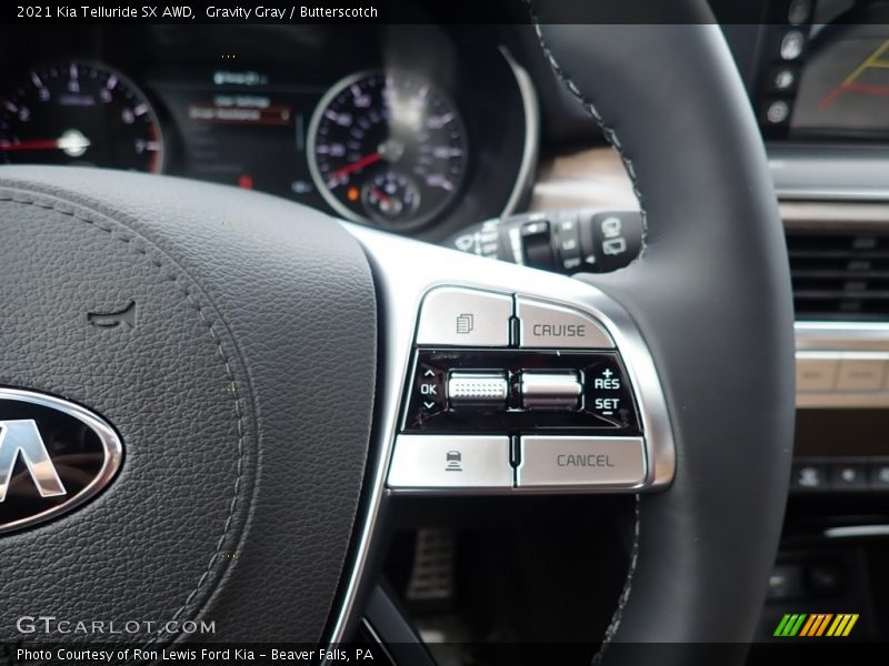 Gravity Gray / Butterscotch 2021 Kia Telluride SX AWD