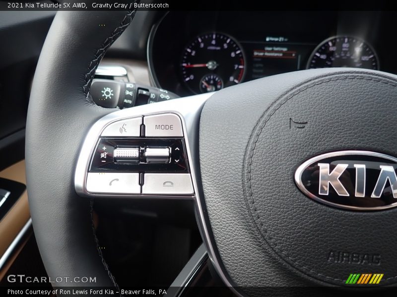 Gravity Gray / Butterscotch 2021 Kia Telluride SX AWD