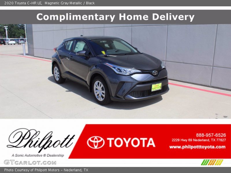 Magnetic Gray Metallic / Black 2020 Toyota C-HR LE