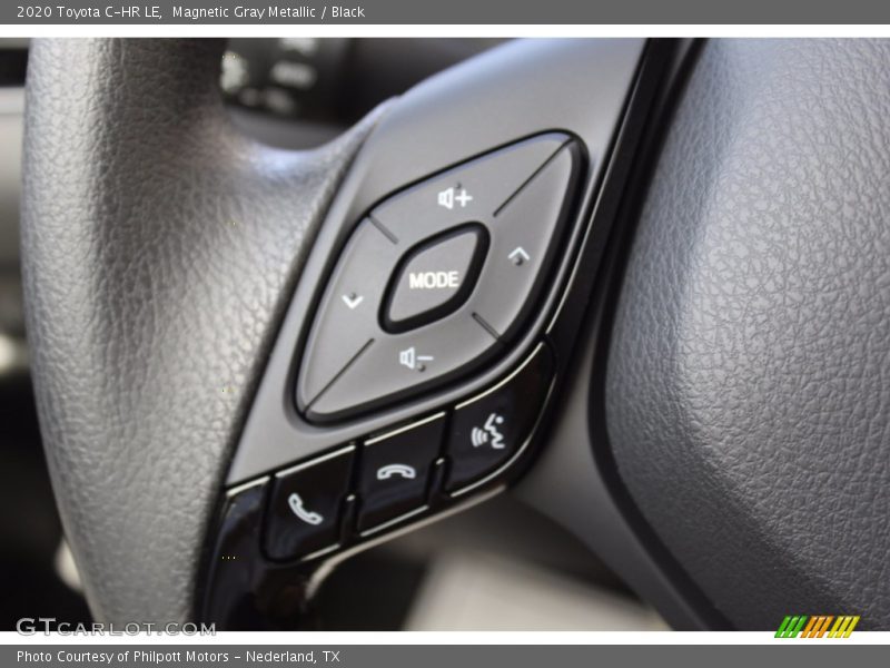 Magnetic Gray Metallic / Black 2020 Toyota C-HR LE