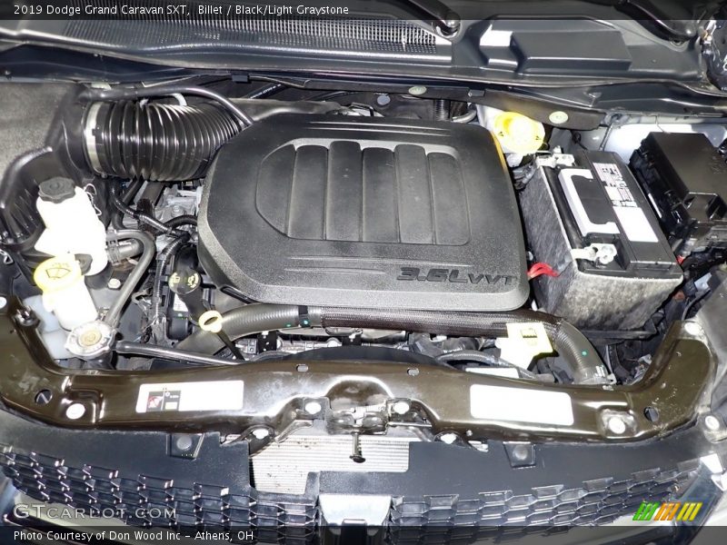 Billet / Black/Light Graystone 2019 Dodge Grand Caravan SXT