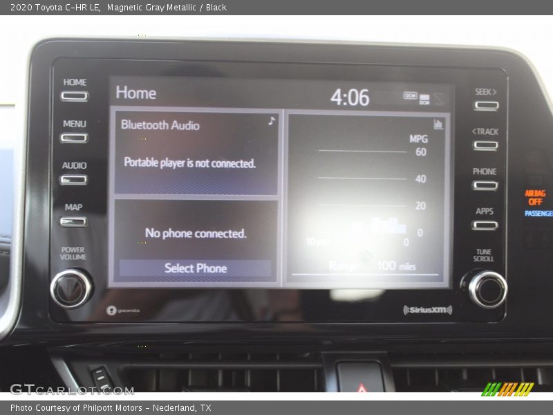 Magnetic Gray Metallic / Black 2020 Toyota C-HR LE