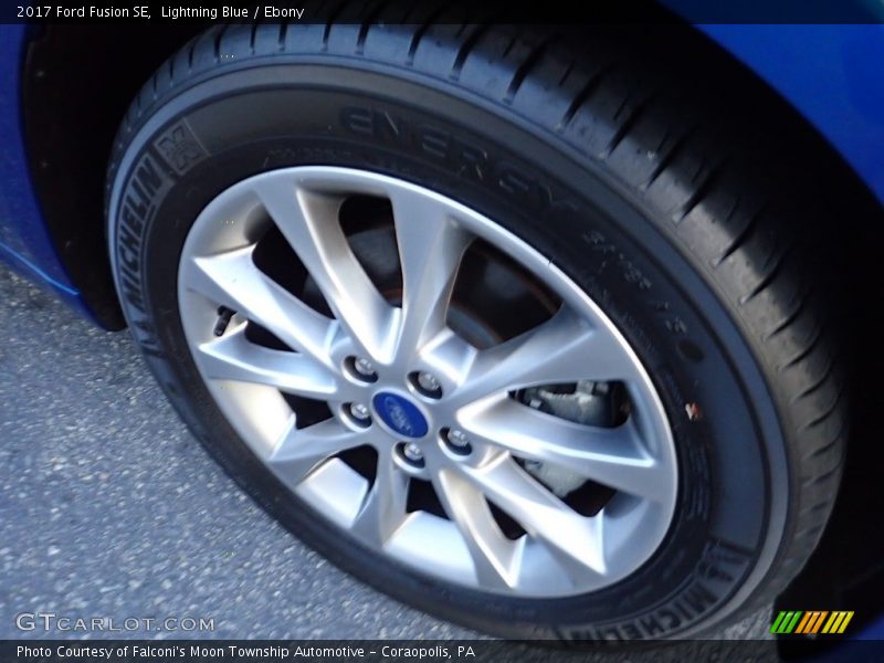 Lightning Blue / Ebony 2017 Ford Fusion SE