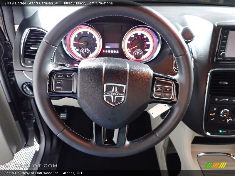 Billet / Black/Light Graystone 2019 Dodge Grand Caravan SXT