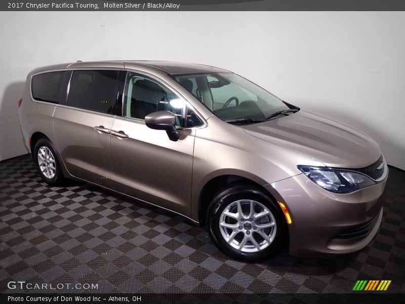 Molten Silver / Black/Alloy 2017 Chrysler Pacifica Touring
