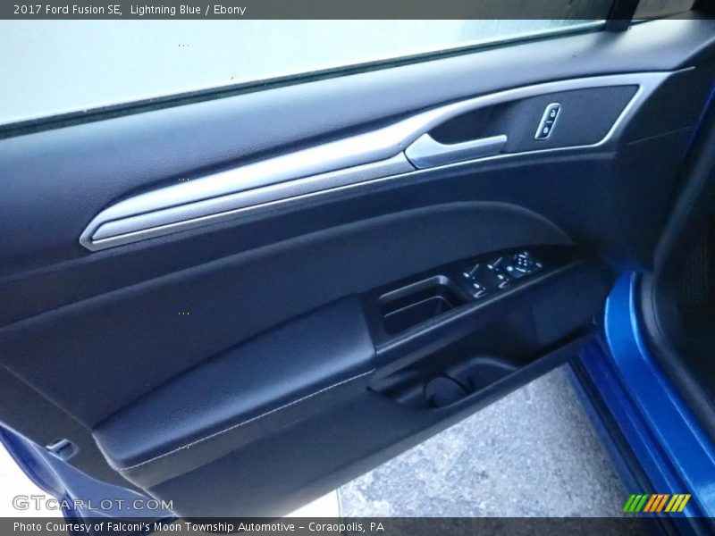 Lightning Blue / Ebony 2017 Ford Fusion SE