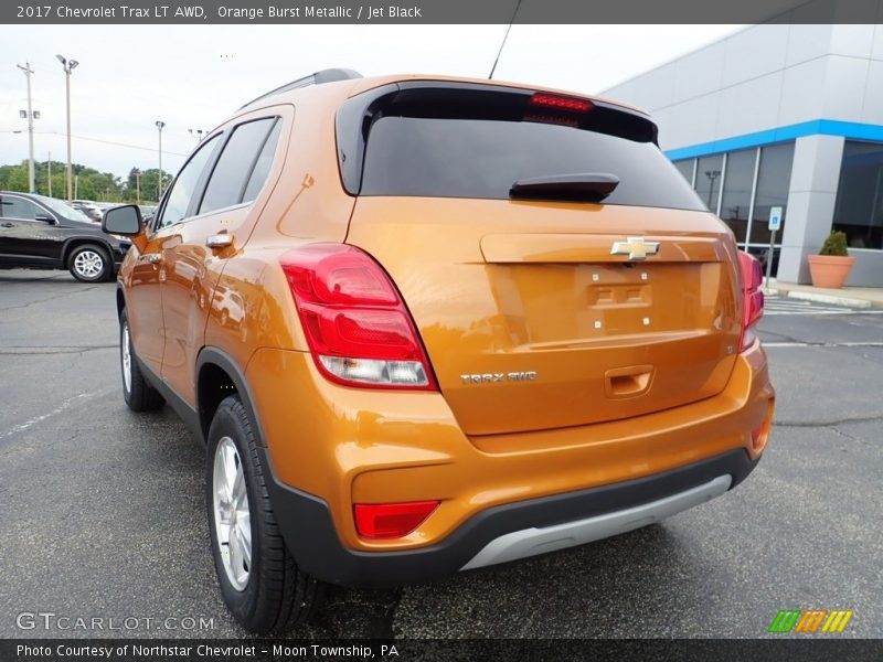 Orange Burst Metallic / Jet Black 2017 Chevrolet Trax LT AWD