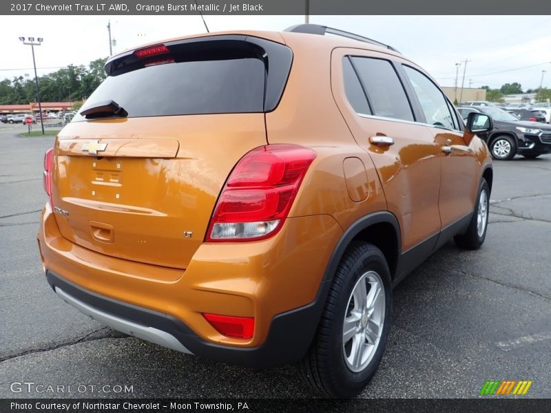 Orange Burst Metallic / Jet Black 2017 Chevrolet Trax LT AWD
