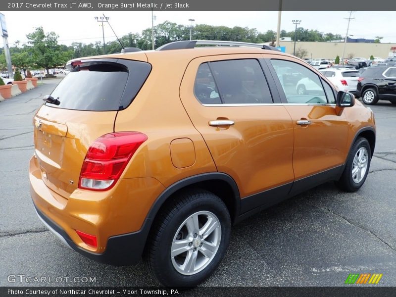 Orange Burst Metallic / Jet Black 2017 Chevrolet Trax LT AWD