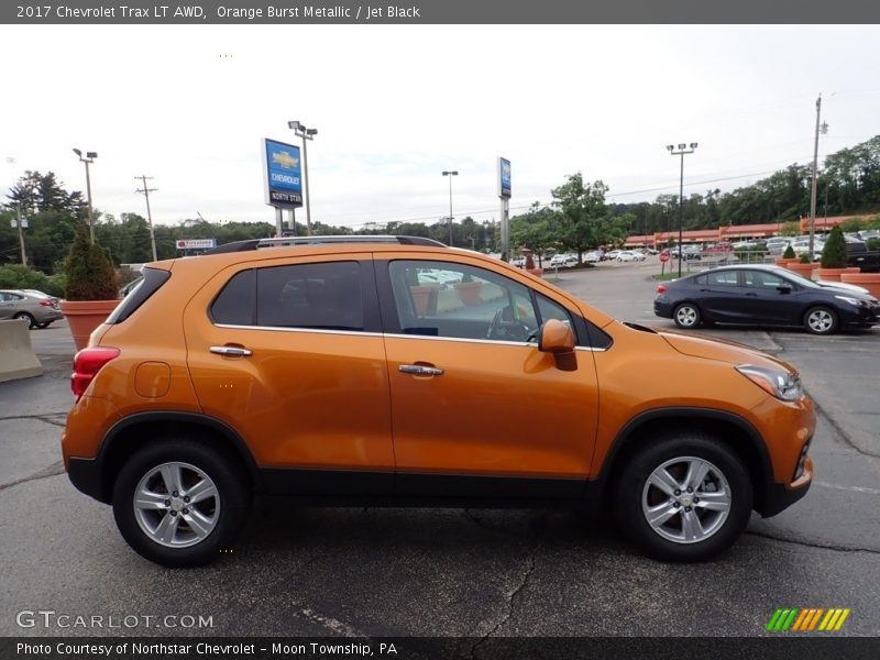 Orange Burst Metallic / Jet Black 2017 Chevrolet Trax LT AWD