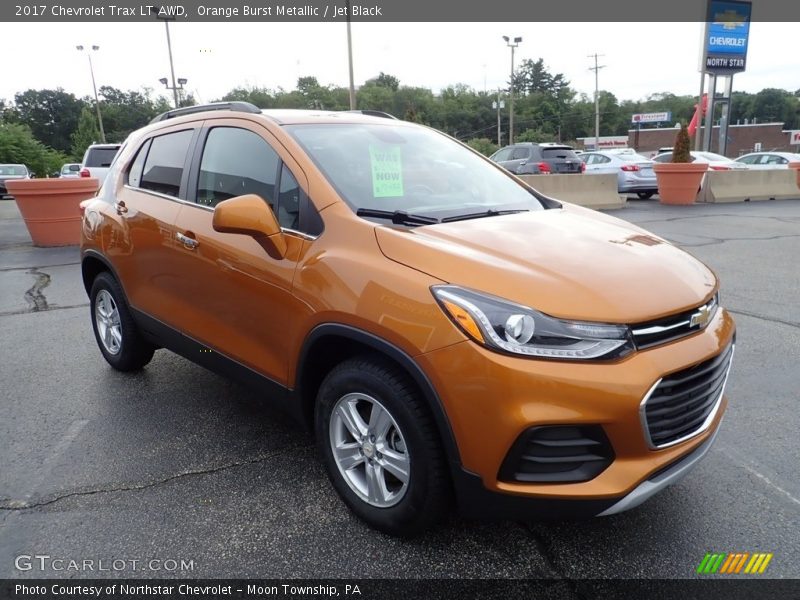 Orange Burst Metallic / Jet Black 2017 Chevrolet Trax LT AWD