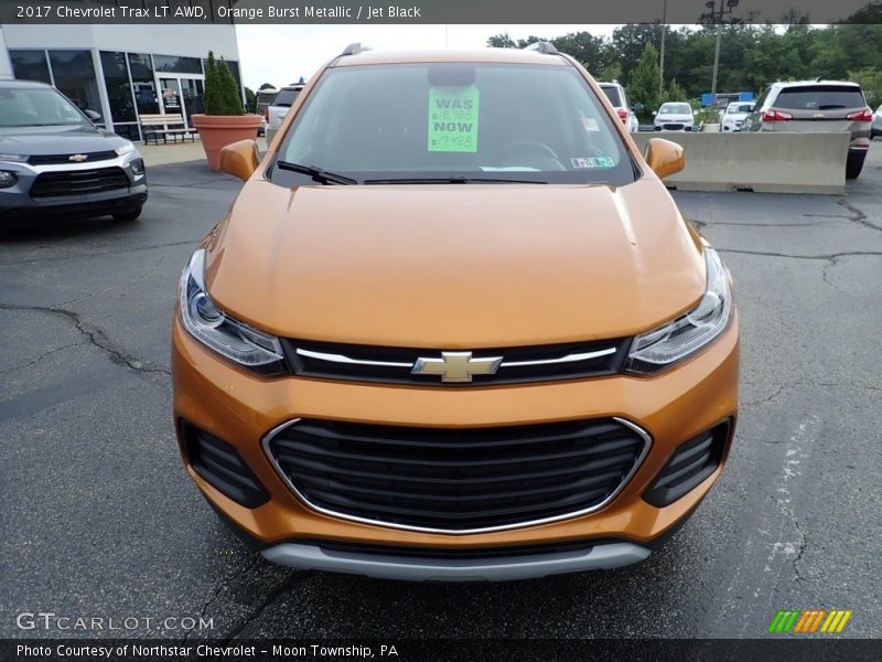 Orange Burst Metallic / Jet Black 2017 Chevrolet Trax LT AWD
