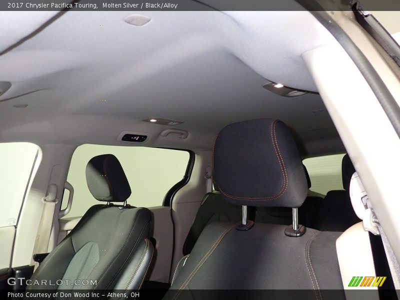 Molten Silver / Black/Alloy 2017 Chrysler Pacifica Touring