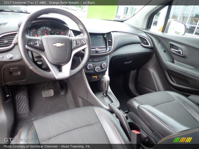 Orange Burst Metallic / Jet Black 2017 Chevrolet Trax LT AWD